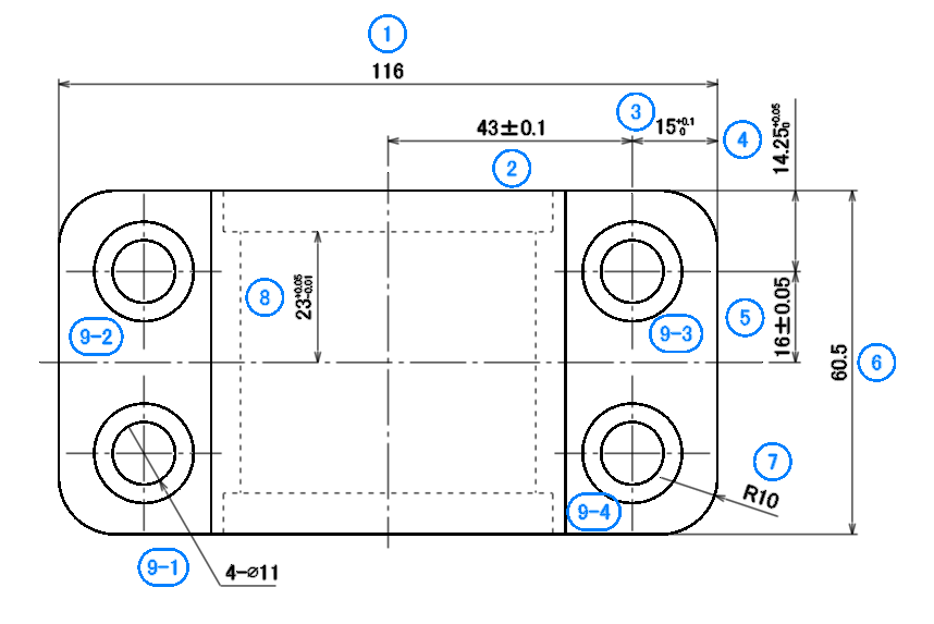 番号だけ色付き