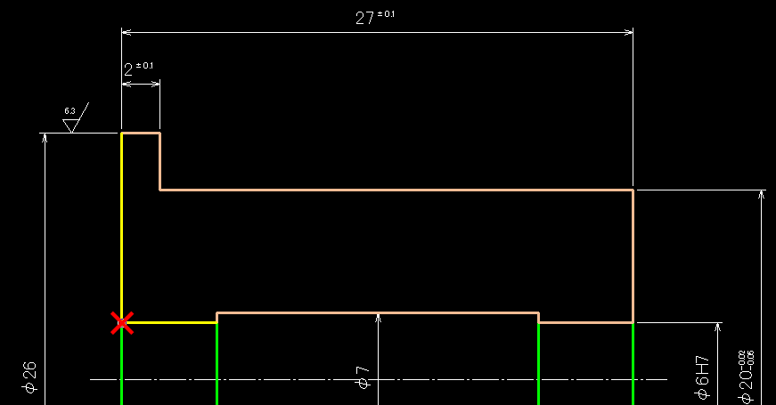 ハッチング基準位置の指定