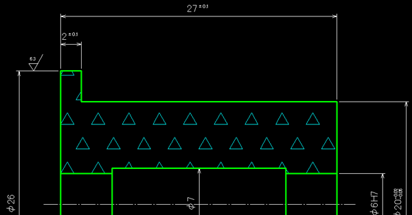 パターンハッチングの作図